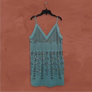 FREE PEOPLE ARIZONA NIGHTS BEADED DRESS